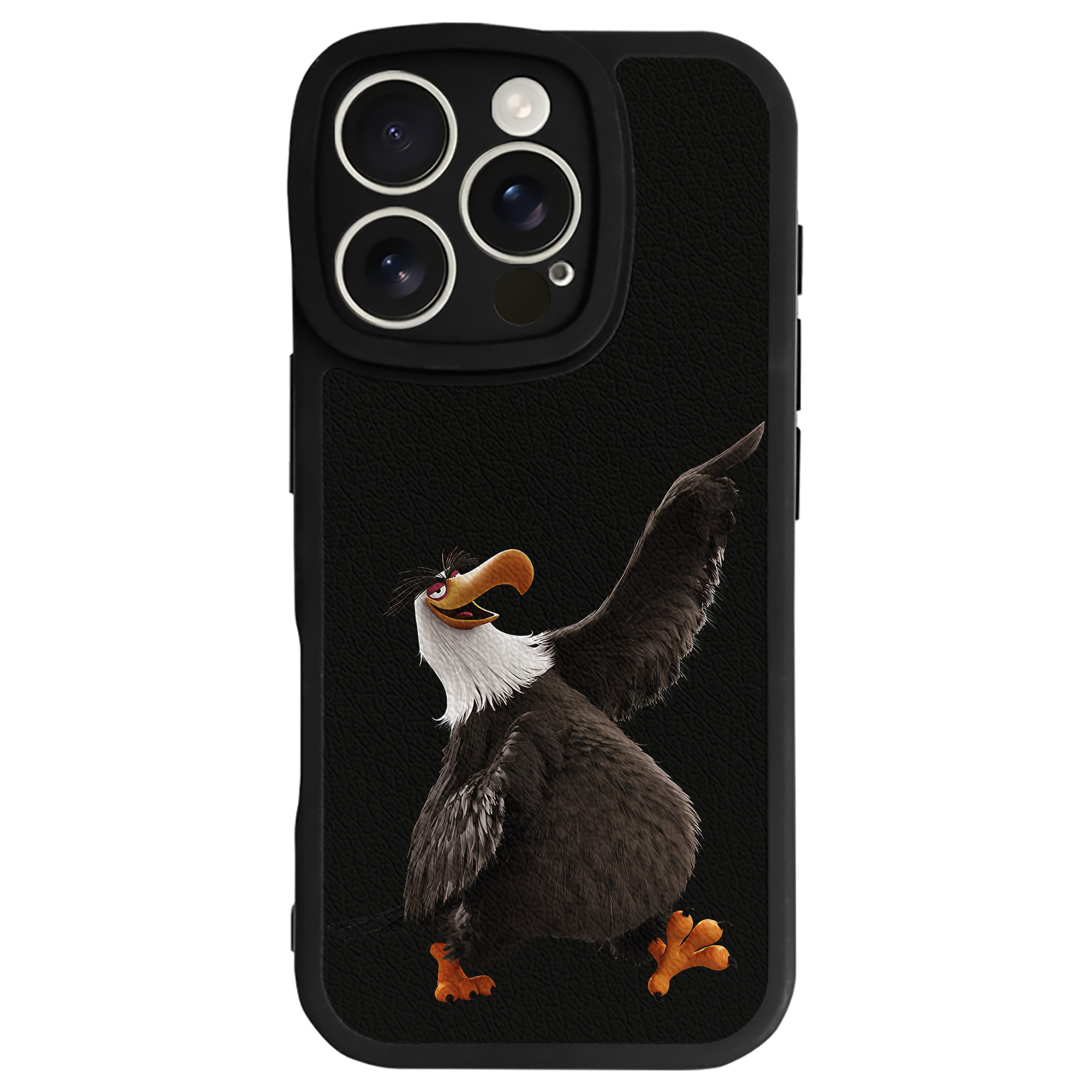 （画像用） Angry Birds アングリーバード 【iPhone 16シリーズ対応】シリコンスマホケース（レザー調） 材質：シリコン
